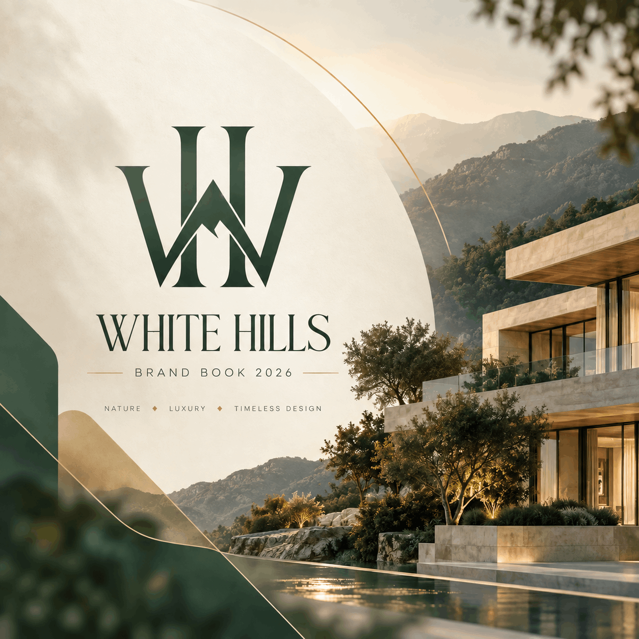 White Hills — Premium Nature-Inspired Brand Identity